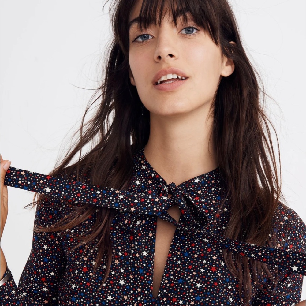 Madewell starry night tie dress - Picture 2 of 7
